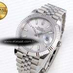 datejust 41mm 126334 904 ss arf 11 best edition silver dial sticks markers on jubilee bracelet sh32351