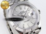 datejust 41mm 126334 904 ss arf 11 best edition silver dial sticks markers on jubilee bracelet sh32355