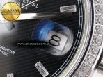 daydate 40 ss gsf gain weight black crystal dial diamonds bezel on president bracelet a283625