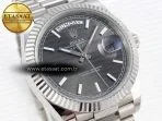 daydate 40 ss gsf gain weight gray stick dial on president bracelet a28365