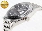 daydate 40 ss gsf gain weight gray stick dial on president bracelet a28368
