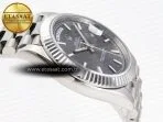 daydate 40 ss gsf gain weight gray stick dial on president bracelet a28369