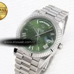 daydate 40 ss gsf gain weight green roman dial on president bracelet a28361