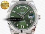 Rolex DayDate 40 GREEN ROMAN BRACELET A2836 - Görsel 4