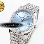 daydate 40 ss gsf gain weight ice blue roman dial on president bracelet a28361
