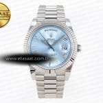 Rolex Day-Date 40 Buz Mavi Bilezik A2836 Eta Saat - Görsel 3 - 1:1 Süper Klon Saat