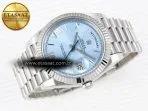 daydate 40 ss gsf gain weight ice blue roman dial on president bracelet a28366