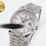 daydate 40 ss gsf gain weight meteorite crystal dial on president bracelet a28361