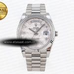 Rolex Day-Date 40 Meteorit Kristal A2836 Eta Saat - Görsel 3 - 1:1 Süper Klon Saat