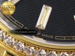 daydate 40 yg gsf gain weight black crystal dial diamonds bezel on president bracelet a283624