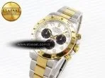 daytona 116503 clean 11 best edition white dial arabic markers on ss yg bracelet sa4130 v21