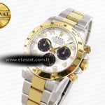 daytona 116503 clean 11 best edition white dial arabic markers on ss yg bracelet sa4130 v21