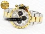 daytona 116503 clean 11 best edition white dial arabic markers on ss yg bracelet sa4130 v28