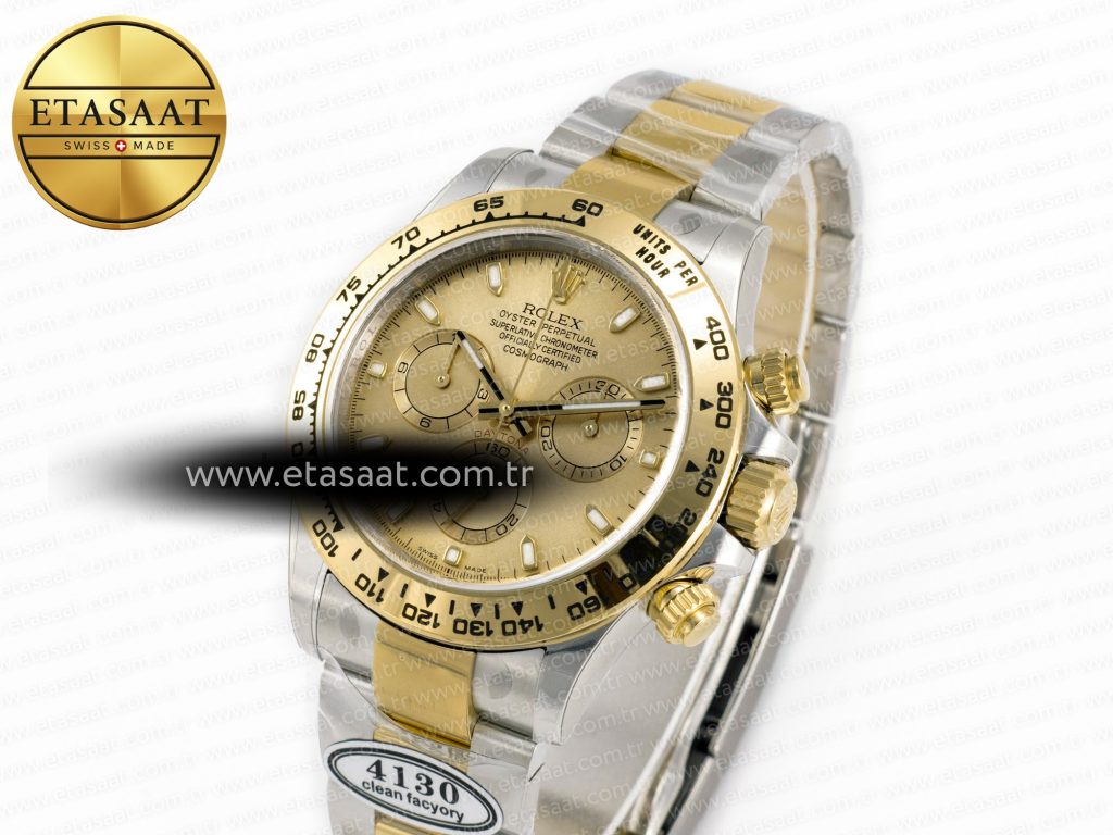 daytona 116503 clean 11 best edition yg dial on ss yg bracelet sa4130 v22