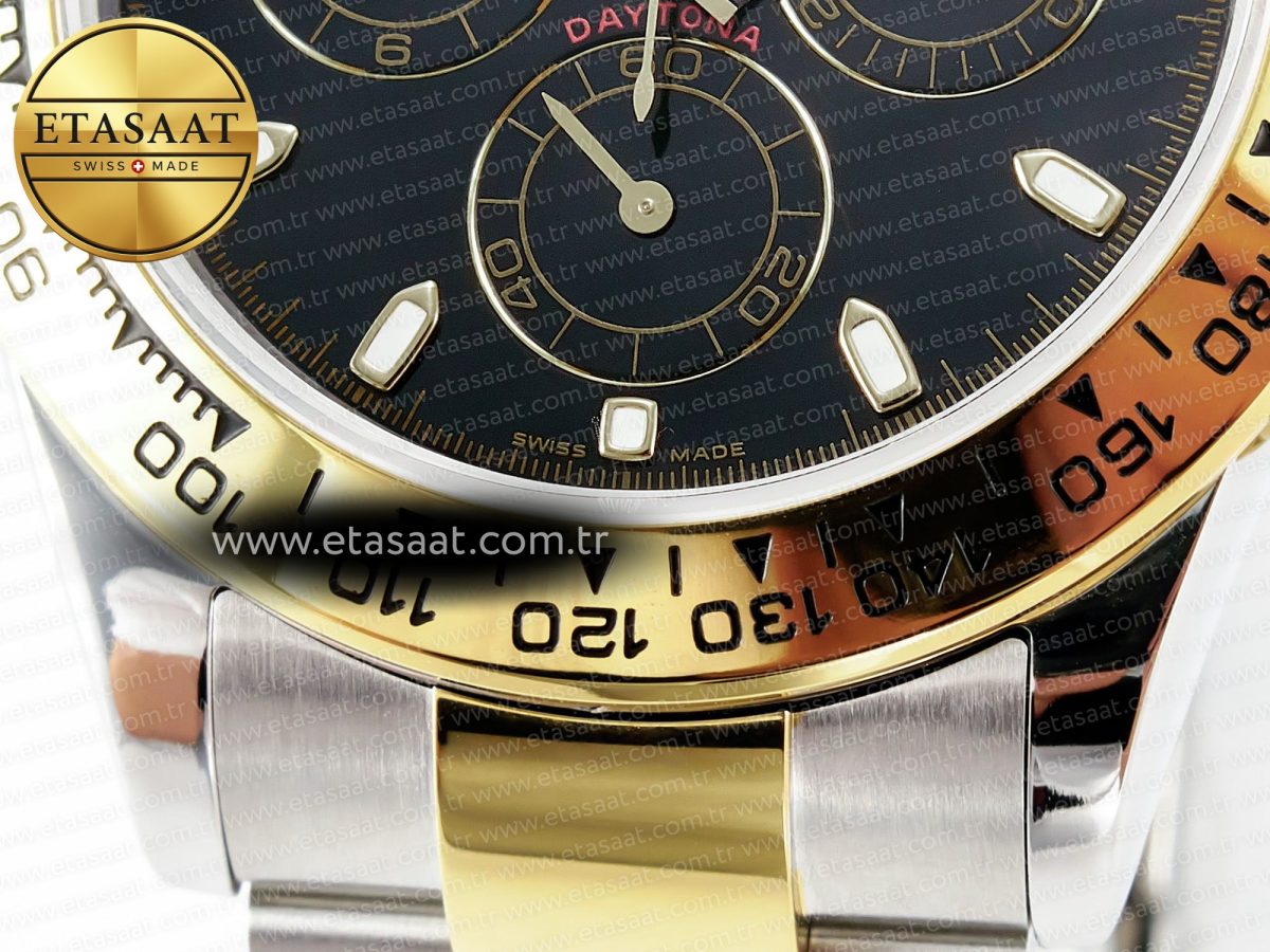 Rolex Daytona 116503 Best Edition Black Dial on SS/YG Bracelet SH4130 - Görsel 11