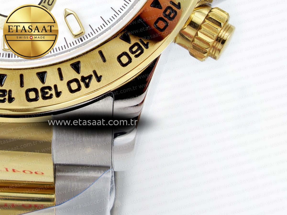 Rolex Daytona 116503 Best Edition  White Dial on SS/YG Bracelet SH4130 - Görsel 14