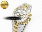 Rolex Daytona 116503 Best Edition  White Dial on SS/YG Bracelet SH4130 - Görsel 2