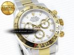 Rolex Daytona 116503 Best Edition  White Dial on SS/YG Bracelet SH4130 - Görsel 5
