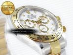 Rolex Daytona 116503 Best Edition  White Dial on SS/YG Bracelet SH4130 - Görsel 6
