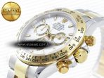 Rolex Daytona 116503 Best Edition  White Dial on SS/YG Bracelet SH4130 - Görsel 7