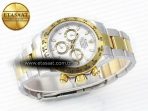 Rolex Daytona 116503 Best Edition  White Dial on SS/YG Bracelet SH4130 - Görsel 8