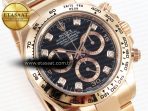 Rolex Daytona Black Diamonds Dial SA4130 V2 - Görsel 7