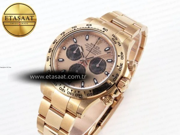 daytona 116505 clean 11 best edition rg dial black markers on rg bracelet sa4130 v22