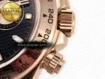 Rolex Daytona 116505 QF 1:1 Best Edition Black/RG Dial on RG Bracelet SH4130 V3 (Gain Weight) - Görsel 13