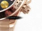 Rolex Daytona 116505 QF 1:1 Best Edition Black/RG Dial on RG Bracelet SH4130 V3 (Gain Weight) - Görsel 14