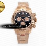Rolex Daytona 116505 QF Siyah/RG Kadran SH4130 Ağır Kasa Eta Saat - Görsel 3 - 1:1 Süper Klon Saat