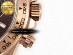 Rolex Daytona 116505 QF 1:1 Best Edition Brown Dial on RG Bracelet SH4130 V3 (Gain Weight) - Görsel 13