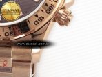 Rolex Daytona 116505 QF 1:1 Best Edition Brown Dial on RG Bracelet SH4130 V3 (Gain Weight) - Görsel 14