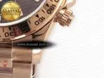 Rolex Daytona 116505 QF 1:1 Best Edition Brown Dial on RG Bracelet SH4130 V3 (Gain Weight) - Görsel 14
