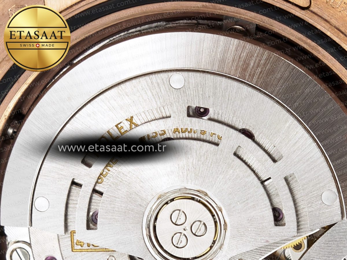 Rolex Daytona 116505 QF 1:1 Best Edition Brown Dial on RG Bracelet SH4130 V3 (Gain Weight) - Görsel 22