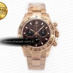 Rolex Daytona 116505 QF Kahve Kadran SH4130 Ağır Kasa Eta Saat - Görsel 3 - 1:1 Süper Klon Saat