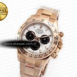 Rolex Daytona 116505 QF 1:1 Best Edition Meteorite Dial on RG Bracelet SH4130 V3 (Gain Weight)