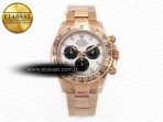 Rolex Daytona 116505 QF 1:1 Best Edition Meteorite Dial on RG Bracelet SH4130 V3 (Gain Weight) - Görsel 3