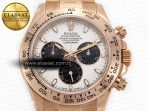 Rolex Daytona 116505 QF 1:1 Best Edition Meteorite Dial on RG Bracelet SH4130 V3 (Gain Weight) - Görsel 4