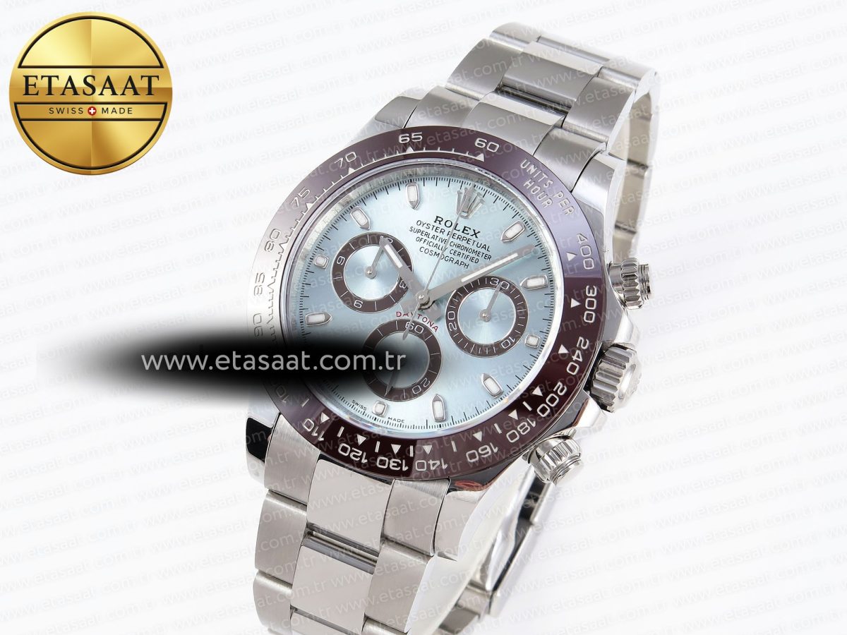 Rolex Daytona 116506 APSF 1:1 Best Edition Ice Blue Dial on SS Bracelet SH4130 - Görsel 1