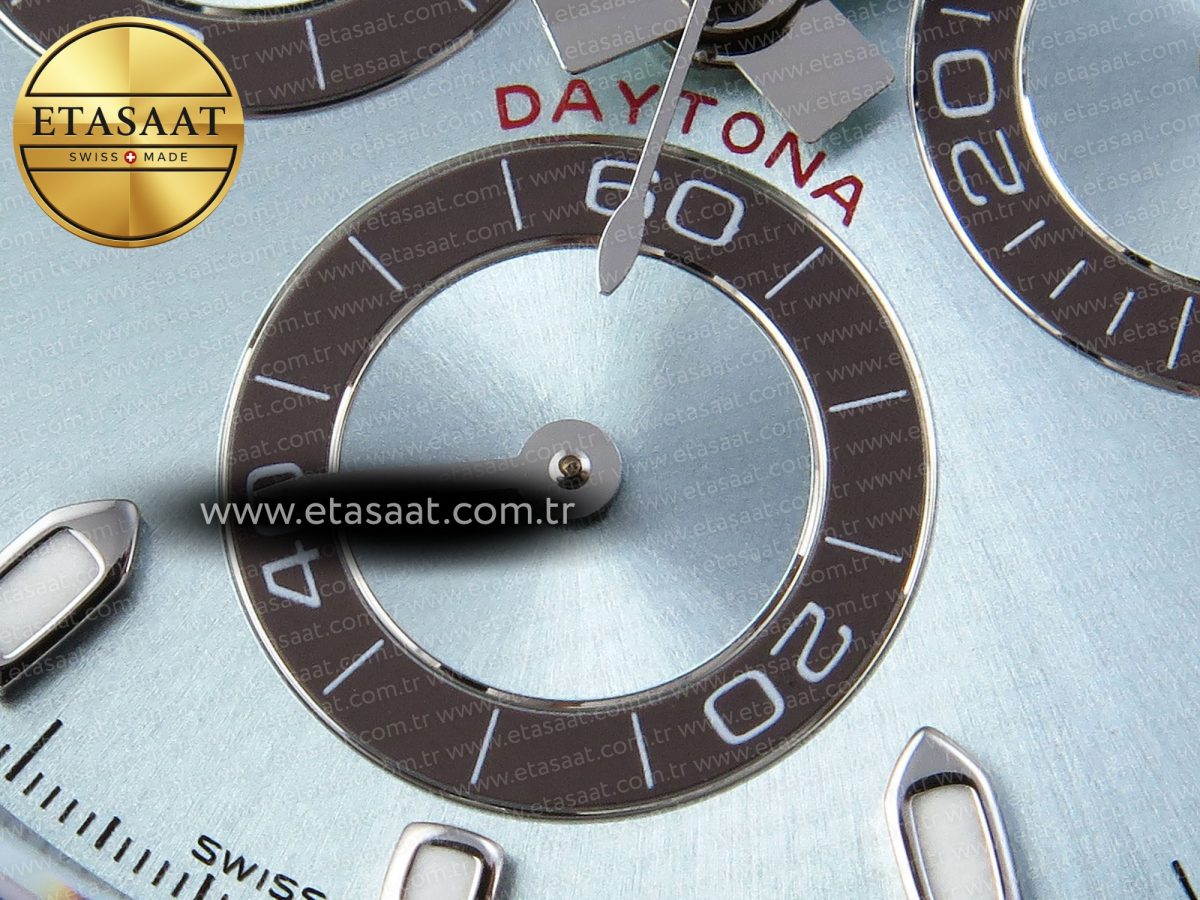 Rolex Daytona 116506 APSF 1:1 Best Edition Ice Blue Dial on SS Bracelet SH4130 - Görsel 12