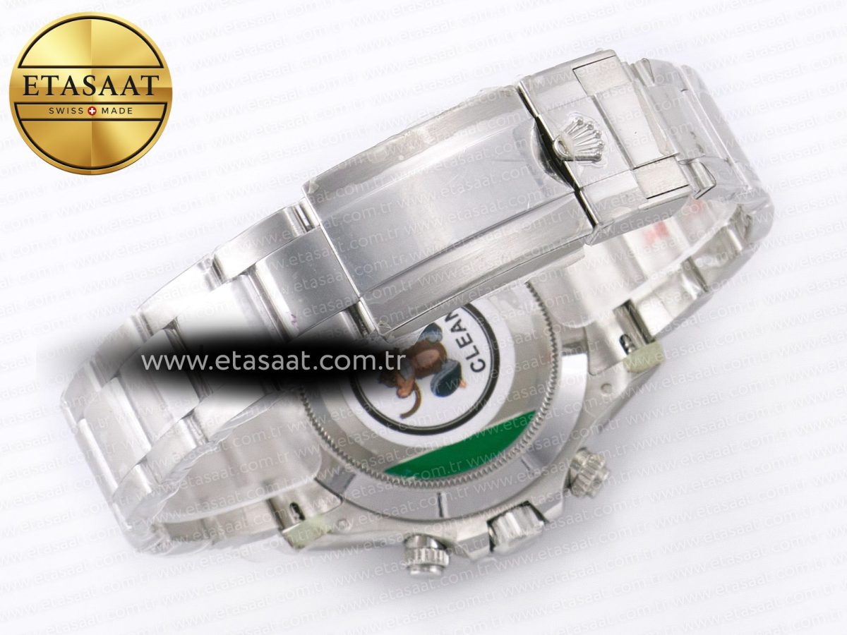 Rolex Daytona 116506 Ice Blue Dial Crystal Markers on SS Bracelet SA4130 - Görsel 16
