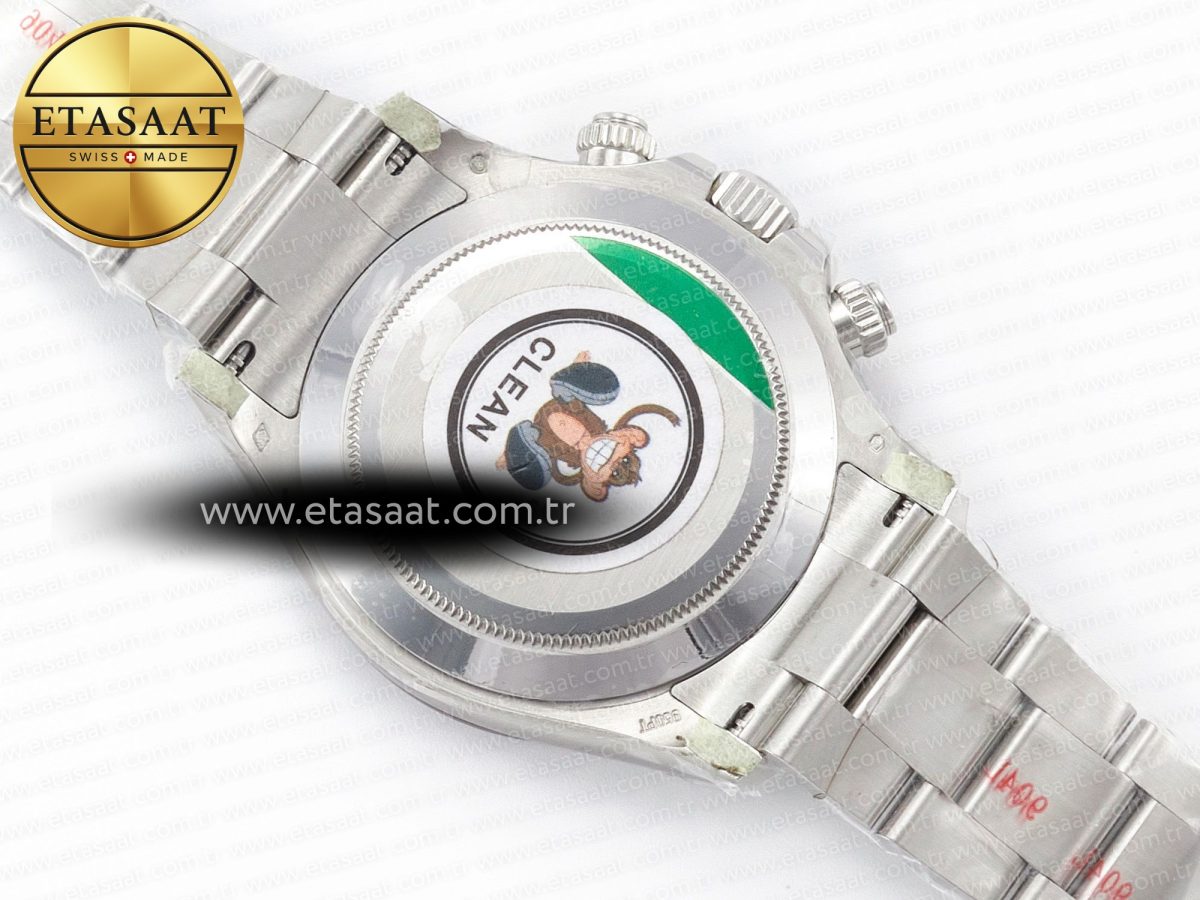 Rolex Daytona 116506 Ice Blue Dial Crystal Markers on SS Bracelet SA4130 - Görsel 17