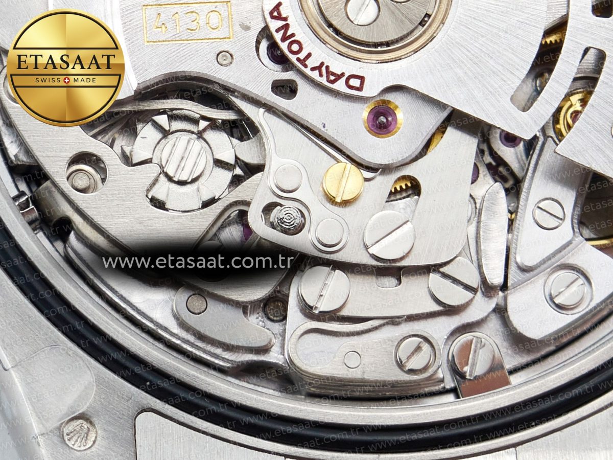 Rolex Daytona 116506 Ice Blue Dial Crystal Markers on SS Bracelet SA4130 - Görsel 23