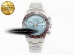 Rolex Daytona 116506 Ice Blue Dial Crystal Markers on SS Bracelet SA4130 - Görsel 3