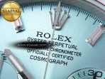 Rolex Daytona 116506 QF 1:1 Best Edition Ice Blue Dial Crystal Markers on SS Bracelet SH4130 V3 (Gain Weight) - Görsel 10