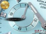 Rolex Daytona 116506 QF 1:1 Best Edition Ice Blue Dial Crystal Markers on SS Bracelet SH4130 V3 (Gain Weight) - Görsel 14