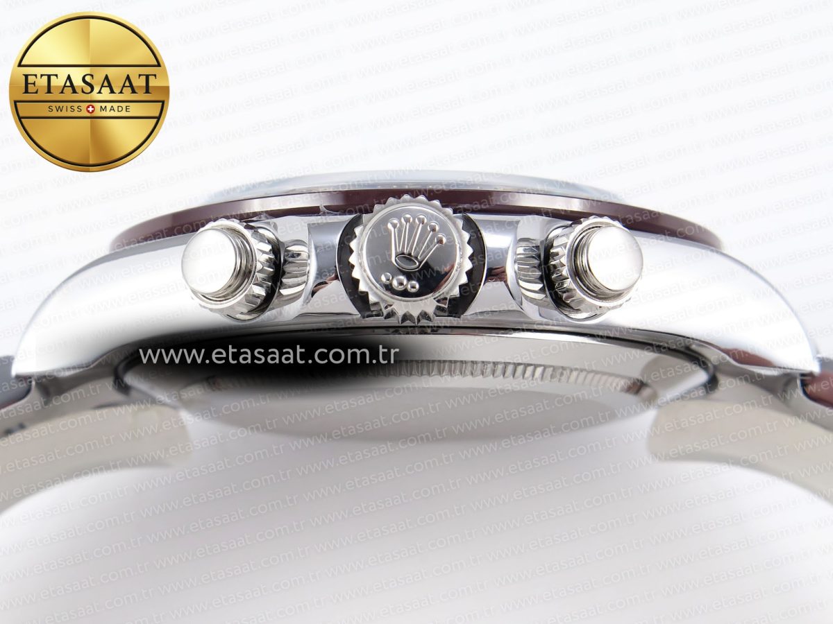 Rolex Daytona 116506 QF 1:1 Best Edition Ice Blue Dial Crystal Markers on SS Bracelet SH4130 V3 (Gain Weight) - Görsel 16