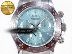 Rolex Daytona 116506 QF 1:1 Best Edition Ice Blue Dial Crystal Markers on SS Bracelet SH4130 V3 (Gain Weight) - Görsel 4