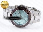 Rolex Daytona 116506 QF 1:1 Best Edition Ice Blue Dial Crystal Markers on SS Bracelet SH4130 V3 (Gain Weight) - Görsel 6