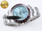 Rolex Daytona 116506 QF 1:1 Best Edition Ice Blue Dial Crystal Markers on SS Bracelet SH4130 V3 (Gain Weight) - Görsel 7